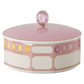 Caixa Idyllia em porcelana, rosa