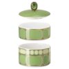 Caixa Signum em porcelana, pequena, verde Caixa Signum em porcelana, pequena, verde