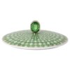 Caixa Signum em porcelana, verde Caixa Signum em porcelana, verde