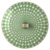 Caixa Signum em porcelana, verde Caixa Signum em porcelana, verde