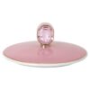Caneca Idyllia em porcelana, com motivo de cristais, pintassilgo, rosa Caneca Idyllia em porcelana, com motivo de cristais, pintassilgo, rosa