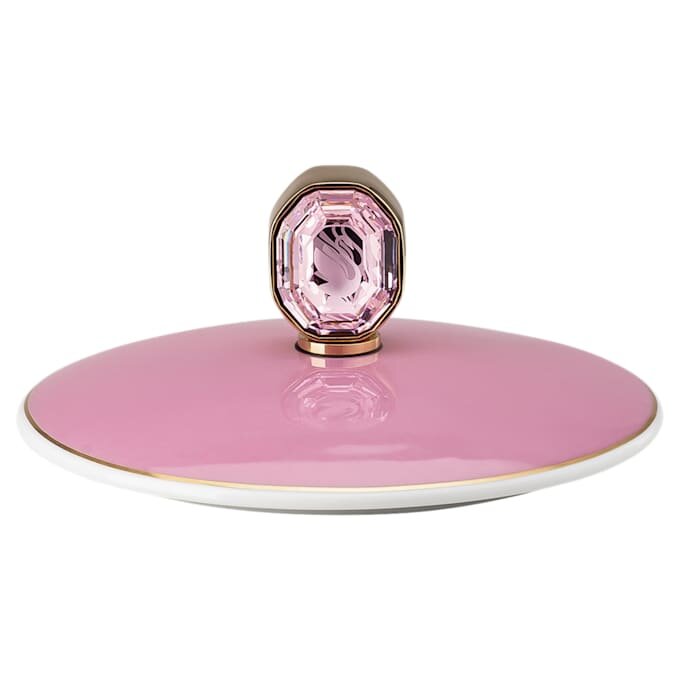 Caneca Signum com tampa, em porcelana, cor-de-rosa Caneca Signum com tampa, em porcelana, cor-de-rosa