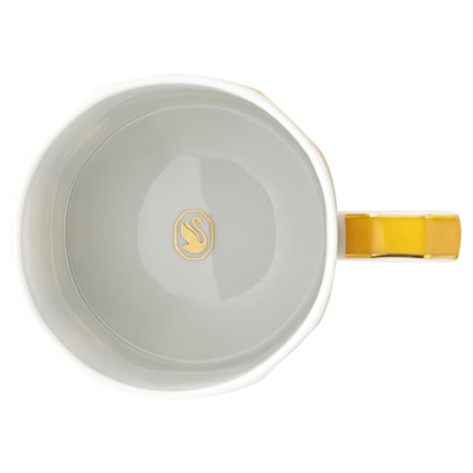 Caneca Signum com tampa, porcelana, amarela Caneca Signum com tampa, porcelana, amarela