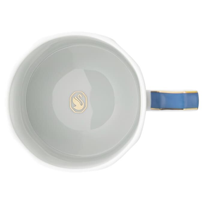 Caneca Signum com tampa, porcelana, azul Caneca Signum com tampa, porcelana, azul