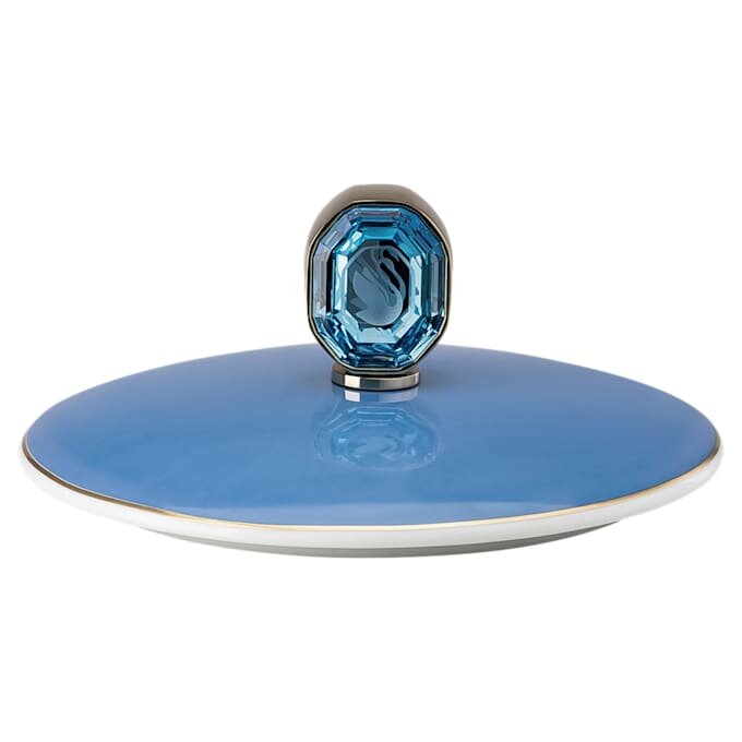 Caneca Signum com tampa, porcelana, azul Caneca Signum com tampa, porcelana, azul