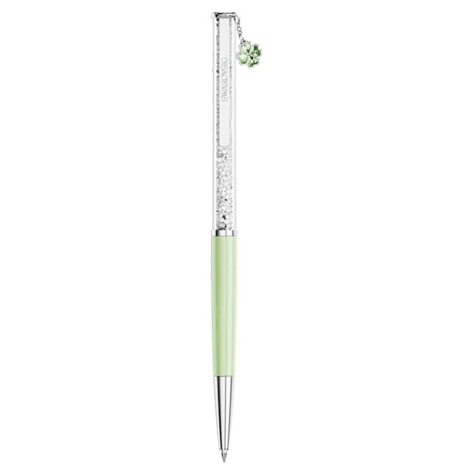 Caneta esferográfica Crystalline Clover, verde, lacada a verde, cromada Caneta esferográfica Crystalline Clover, verde, lacada a verde, cromada