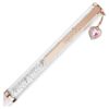 Caneta esferográfica Crystalline com cristais em forma de coração, rosa, lacada a rosa, banhada a ouro rosa Caneta esferográfica Crystalline com cristais em forma de coração, rosa, lacada a rosa, banhada a ouro rosa