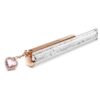 Caneta esferográfica Crystalline com cristais em forma de coração, rosa, lacada a rosa, banhada a ouro rosa Caneta esferográfica Crystalline com cristais em forma de coração, rosa, lacada a rosa, banhada a ouro rosa