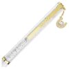 Caneta esferográfica Crystalline Horse Shoe, branca, lacada a branco, banhada a dourado Caneta esferográfica Crystalline Horse Shoe, branca, lacada a branco, banhada a dourado