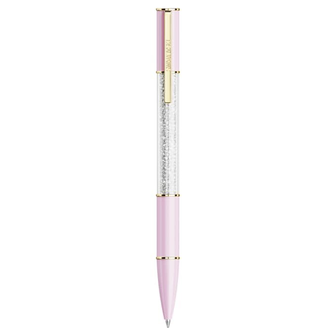 Caneta esferográfica Crystalline rosa, banhada a ouro Caneta esferográfica Crystalline rosa, banhada a ouro