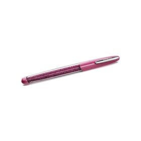 Caneta esferográfica Crystalline rosa, cromada