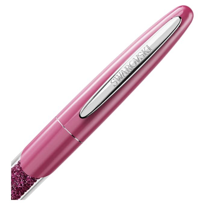 Caneta esferográfica Crystalline rosa, cromada Caneta esferográfica Crystalline rosa, cromada