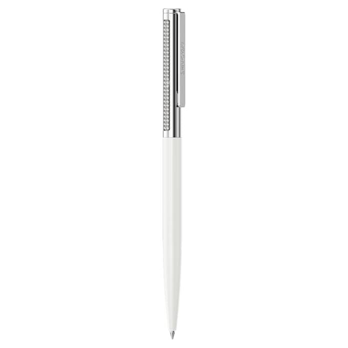 Caneta esferográfica Matrix Tennis Branca, Cromada Caneta esferográfica Matrix Tennis Branca, Cromada