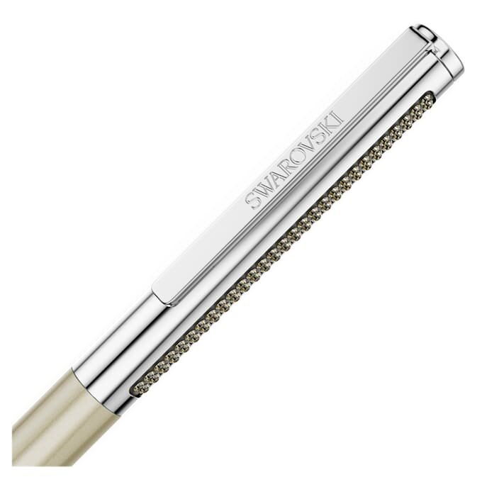 Caneta esferográfica Matrix Tennis castanha, com acabamento dourado Caneta esferográfica Matrix Tennis castanha, com acabamento dourado