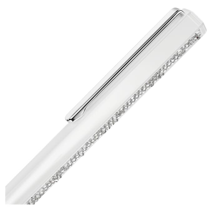 Caneta esferográfica Shimmer lacada a branco, cromada Caneta esferográfica Shimmer lacada a branco, cromada