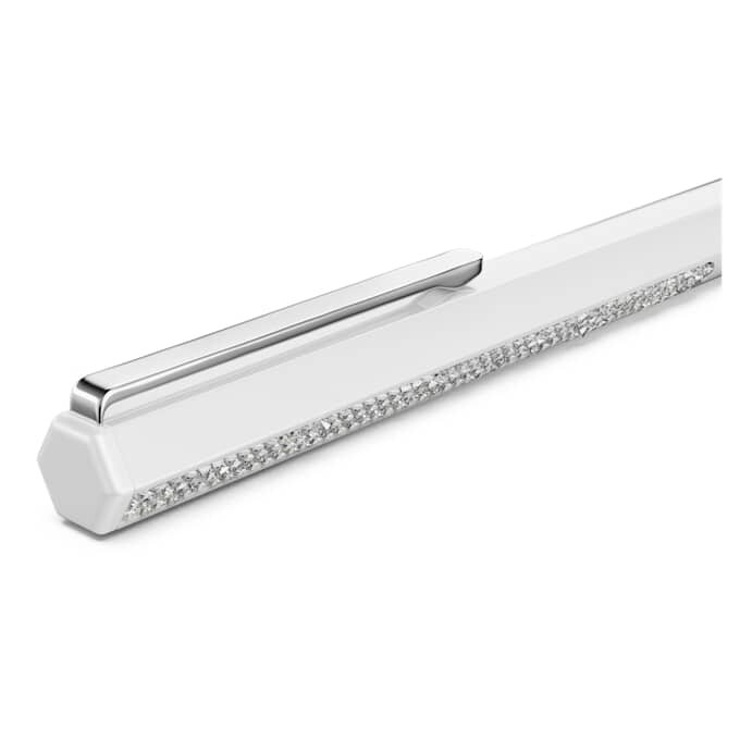 Caneta esferográfica Shimmer lacada a branco, cromada Caneta esferográfica Shimmer lacada a branco, cromada