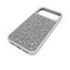 Capa para smartphone com cristais de face plana, iPhone® 17 Pro Max, tom prateado Capa para smartphone com cristais de face plana, iPhone® 17 Pro Max, tom prateado