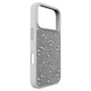 Capa para smartphone com cristais de fundo plano, iPhone® 17 Pro, tom prateado Capa para smartphone com cristais de fundo plano, iPhone® 17 Pro, tom prateado
