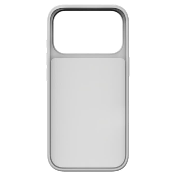 Capa para smartphone com cristais de fundo plano, iPhone® 17 Pro, tom prateado Capa para smartphone com cristais de fundo plano, iPhone® 17 Pro, tom prateado