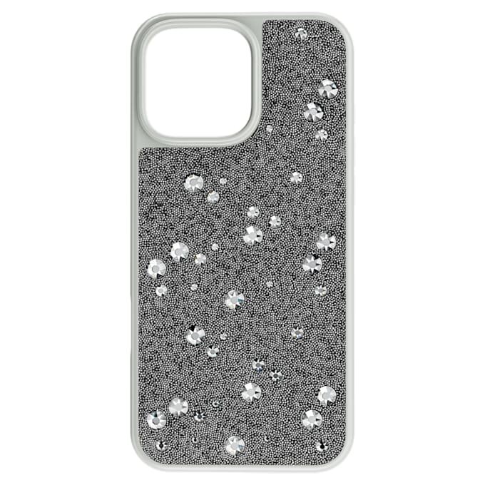 Capa para smartphone com design espalhado, iPhone® 16 Pro Max, tom prateado Capa para smartphone com design espalhado, iPhone® 16 Pro Max, tom prateado