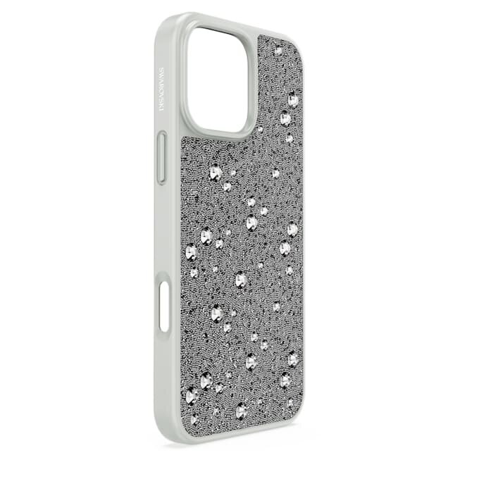 Capa para smartphone com design espalhado, iPhone® 16 Pro Max, tom prateado Capa para smartphone com design espalhado, iPhone® 16 Pro Max, tom prateado
