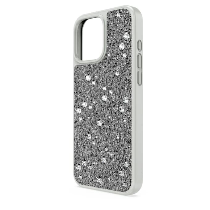 Capa para smartphone com design espalhado, iPhone® 16 Pro Max, tom prateado Capa para smartphone com design espalhado, iPhone® 16 Pro Max, tom prateado