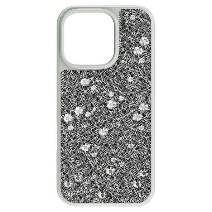 Capa para smartphone com design espalhado, iPhone® 16 Pro, tom prateado Capa para smartphone com design espalhado, iPhone® 16 Pro, tom prateado