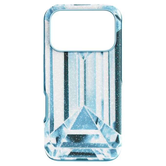 Capa para smartphone com efeito cristal, iPhone® 17 Pro, azul Capa para smartphone com efeito cristal, iPhone® 17 Pro, azul