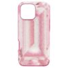 Capa para smartphone com motivo de cristais em relevo, iPhone® 16 Pro Max, rosa Capa para smartphone com motivo de cristais em relevo, iPhone® 16 Pro Max, rosa