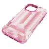Capa para smartphone com motivo de cristais em relevo, iPhone® 16 Pro Max, rosa Capa para smartphone com motivo de cristais em relevo, iPhone® 16 Pro Max, rosa