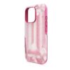 Capa para smartphone com motivo de cristais em relevo, iPhone® 16 Pro, rosa Capa para smartphone com motivo de cristais em relevo, iPhone® 16 Pro, rosa