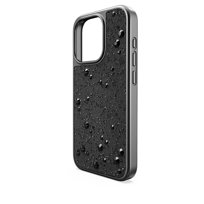 Capa para smartphone High com cristais na parte traseira plana, iPhone® 15 Pro, Preto Capa para smartphone High com cristais na parte traseira plana, iPhone® 15 Pro, Preto