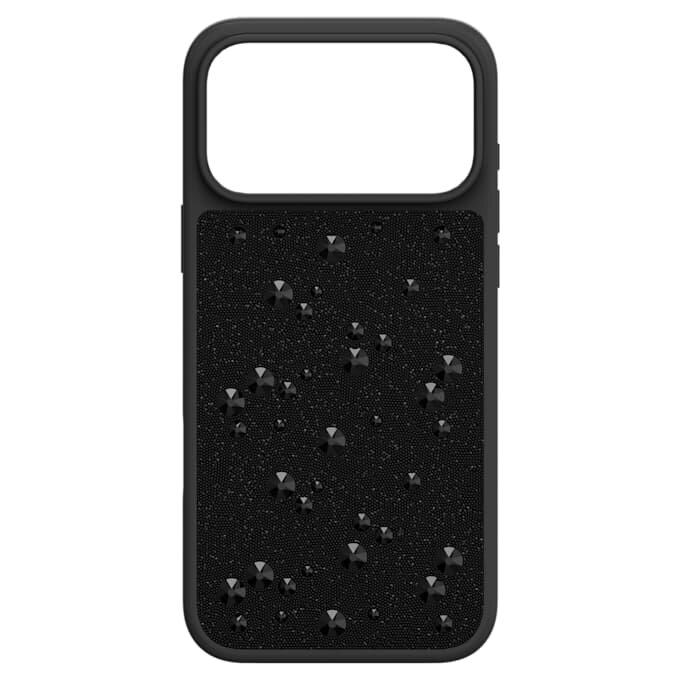 Capa para smartphone High com cristais na parte traseira plana, iPhone® 17 Pro Max, preta Capa para smartphone High com cristais na parte traseira plana, iPhone® 17 Pro Max, preta
