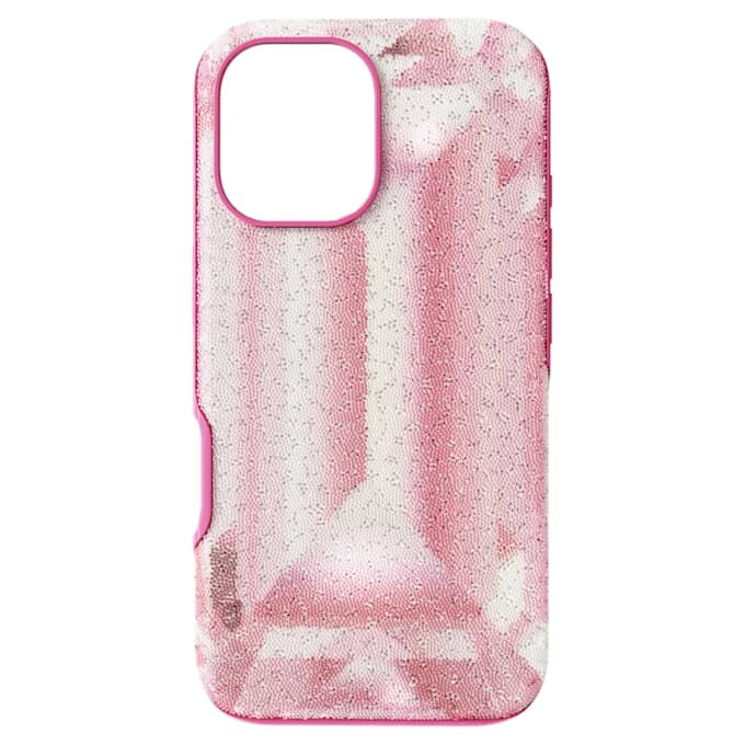 Capa para smartphone High com motivo de cristais, iPhone® 16, rosa Capa para smartphone High com motivo de cristais, iPhone® 16, rosa