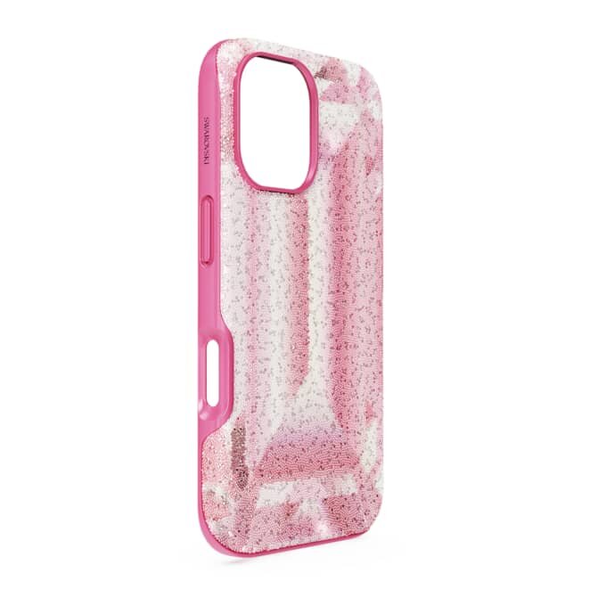 Capa para smartphone High com motivo de cristais, iPhone® 16, rosa Capa para smartphone High com motivo de cristais, iPhone® 16, rosa
