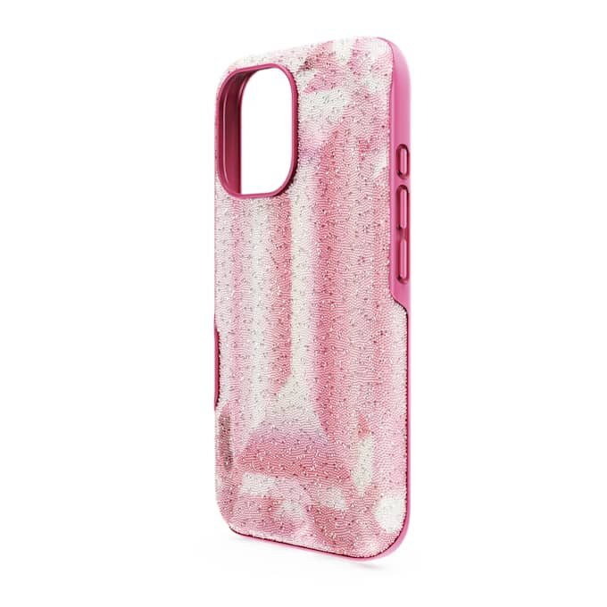 Capa para smartphone High com motivo de cristais, iPhone® 16, rosa Capa para smartphone High com motivo de cristais, iPhone® 16, rosa