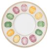 Chávena de café expresso Idyllia com pires, em porcelana, com motivo em cristal, cor de limão, multicolorida Chávena de café expresso Idyllia com pires, em porcelana, com motivo em cristal, cor de limão, multicolorida