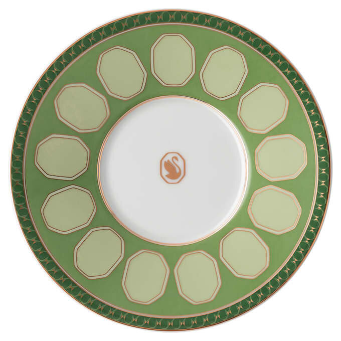 Chávena de café Signum com pires, em porcelana, verde Chávena de café Signum com pires, em porcelana, verde
