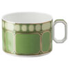 Chávena e pires Signum em porcelana, verde