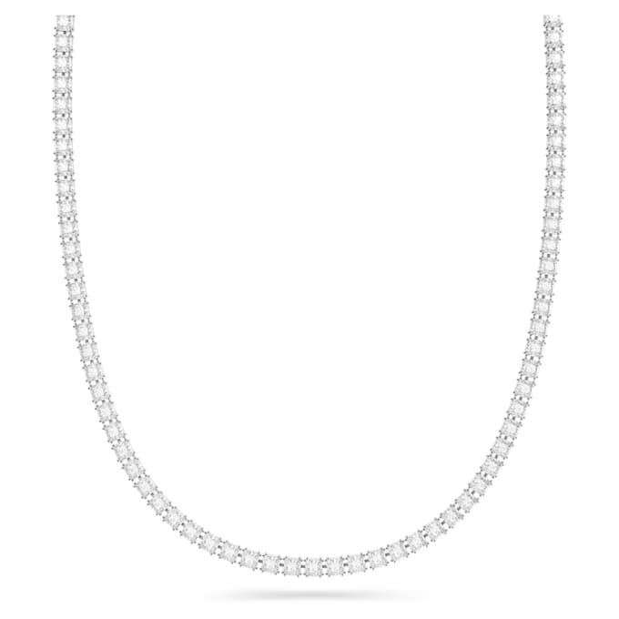 Cinto Millenia com cristais de corte quadrado, branco, banhado a ródio Cinto Millenia com cristais de corte quadrado, branco, banhado a ródio