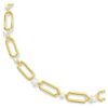 Colar Constella Branco, banhado a dourado Colar Constella Branco, banhado a dourado