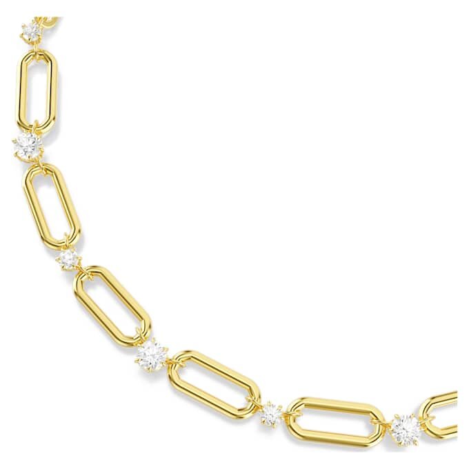 Colar Constella Branco, banhado a dourado Colar Constella Branco, banhado a dourado