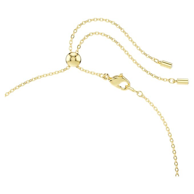Colar Constella com cortes mistos, verde, banhado a dourado Colar Constella com cortes mistos, verde, banhado a dourado