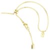 Colar Dextera com corte redondo, branco, acabamento dourado Colar Dextera com corte redondo, branco, acabamento dourado