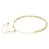 Colar Dextera com corte redondo, branco, acabamento dourado Colar Dextera com corte redondo, branco, acabamento dourado