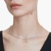 Colar Eternity Tennis com diamantes cultivados em laboratório, 3 Ct no total, forma redonda, ouro branco de 14K Colar Eternity Tennis com diamantes cultivados em laboratório, 3 Ct no total, forma redonda, ouro branco de 14K