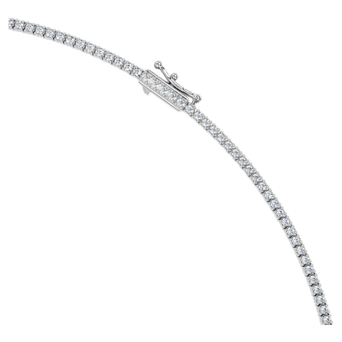 Colar Eternity Tennis com diamantes cultivados em laboratório, 3 Ct no total, forma redonda, ouro branco de 14K Colar Eternity Tennis com diamantes cultivados em laboratório, 3 Ct no total, forma redonda, ouro branco de 14K