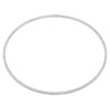 Colar Eternity Tennis com diamantes cultivados em laboratório, 7 Ct Tw, forma redonda, ouro branco de 14K Colar Eternity Tennis com diamantes cultivados em laboratório, 7 Ct Tw, forma redonda, ouro branco de 14K
