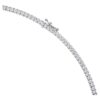 Colar Eternity Tennis com diamantes cultivados em laboratório, 7 Ct Tw, forma redonda, ouro branco de 14K Colar Eternity Tennis com diamantes cultivados em laboratório, 7 Ct Tw, forma redonda, ouro branco de 14K