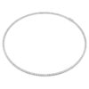 Colar Eternity Tennis com diamantes cultivados em laboratório, 7 Ct Tw, forma redonda, ouro branco de 14K Colar Eternity Tennis com diamantes cultivados em laboratório, 7 Ct Tw, forma redonda, ouro branco de 14K